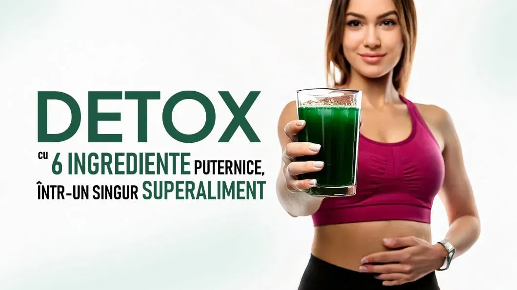 DETOX cu 6 ingrediente puternice, într-un singur superaliment