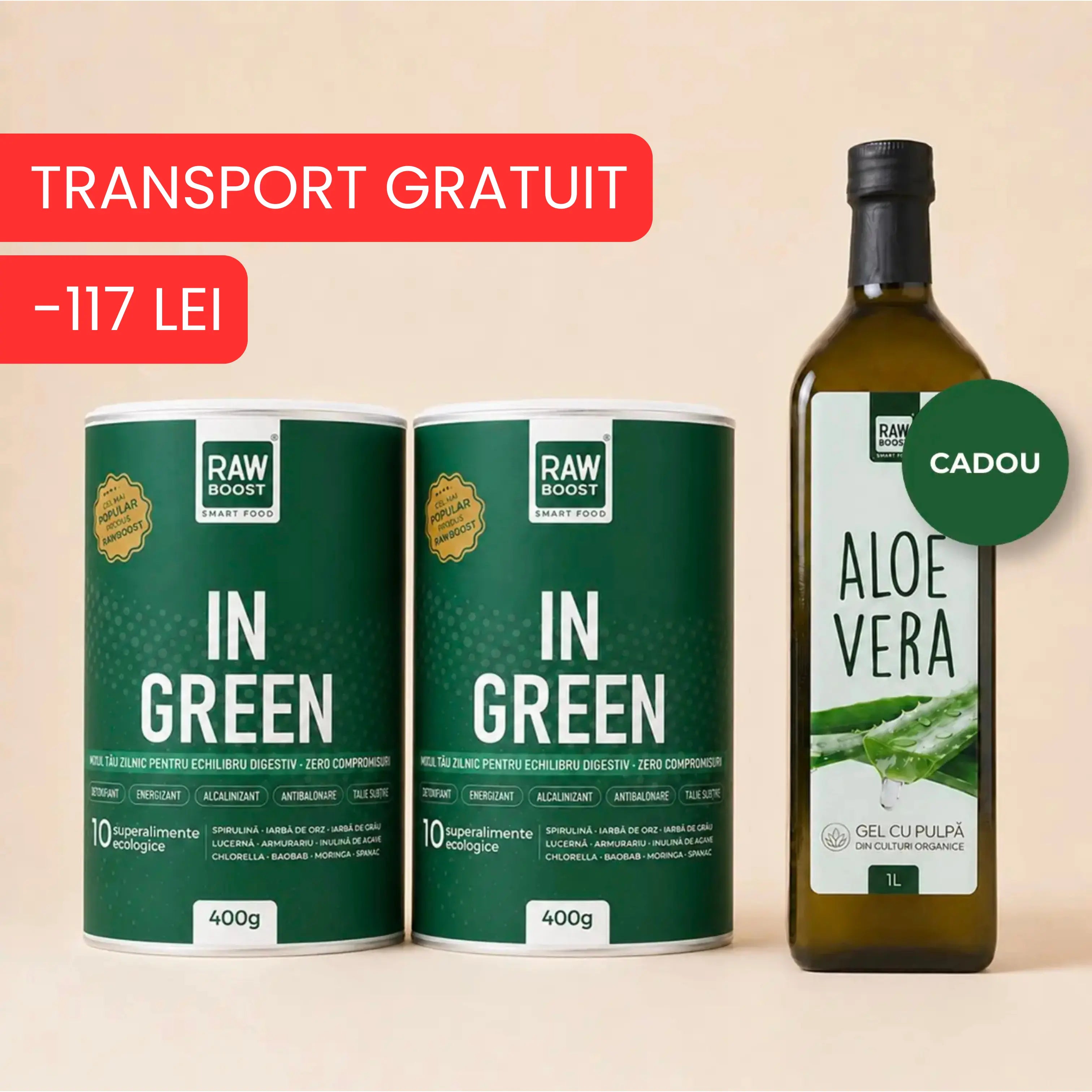 In Green 400g Duo + Aloe Vera CADOU