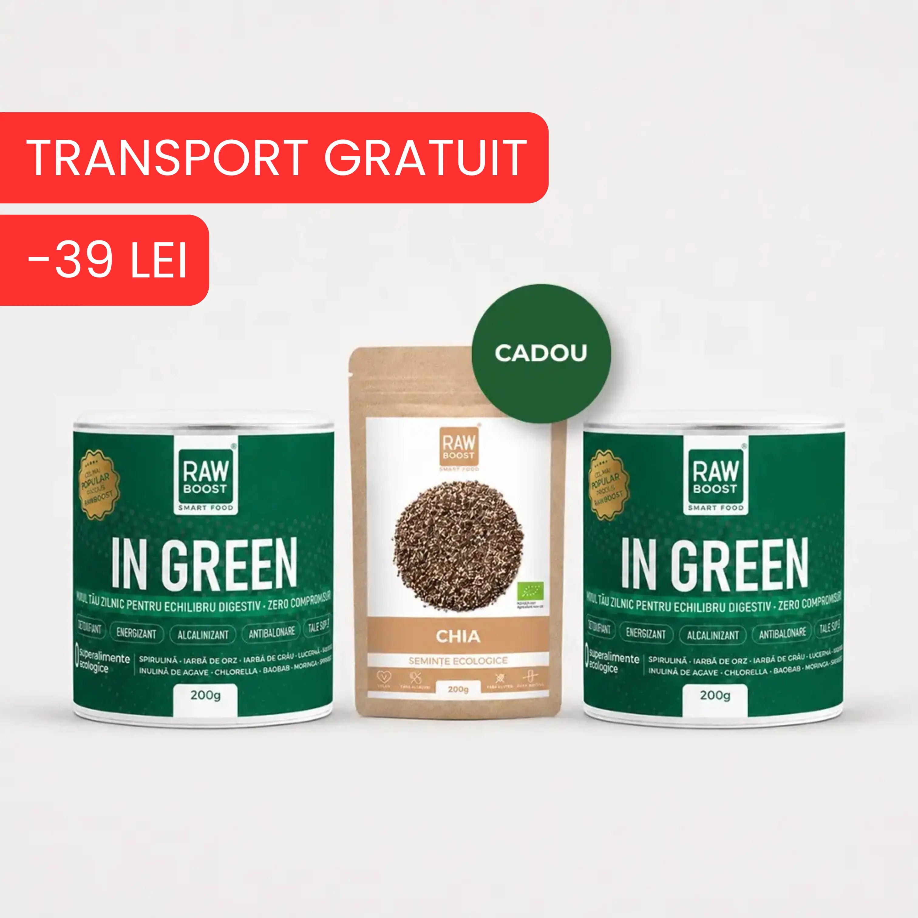 In Green 200g Duo + Chia Semințe CADOU