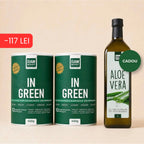 Pachet HIDRATARE & DETOX - 2x In Green 400g + Aloe Vera 1L CADOU