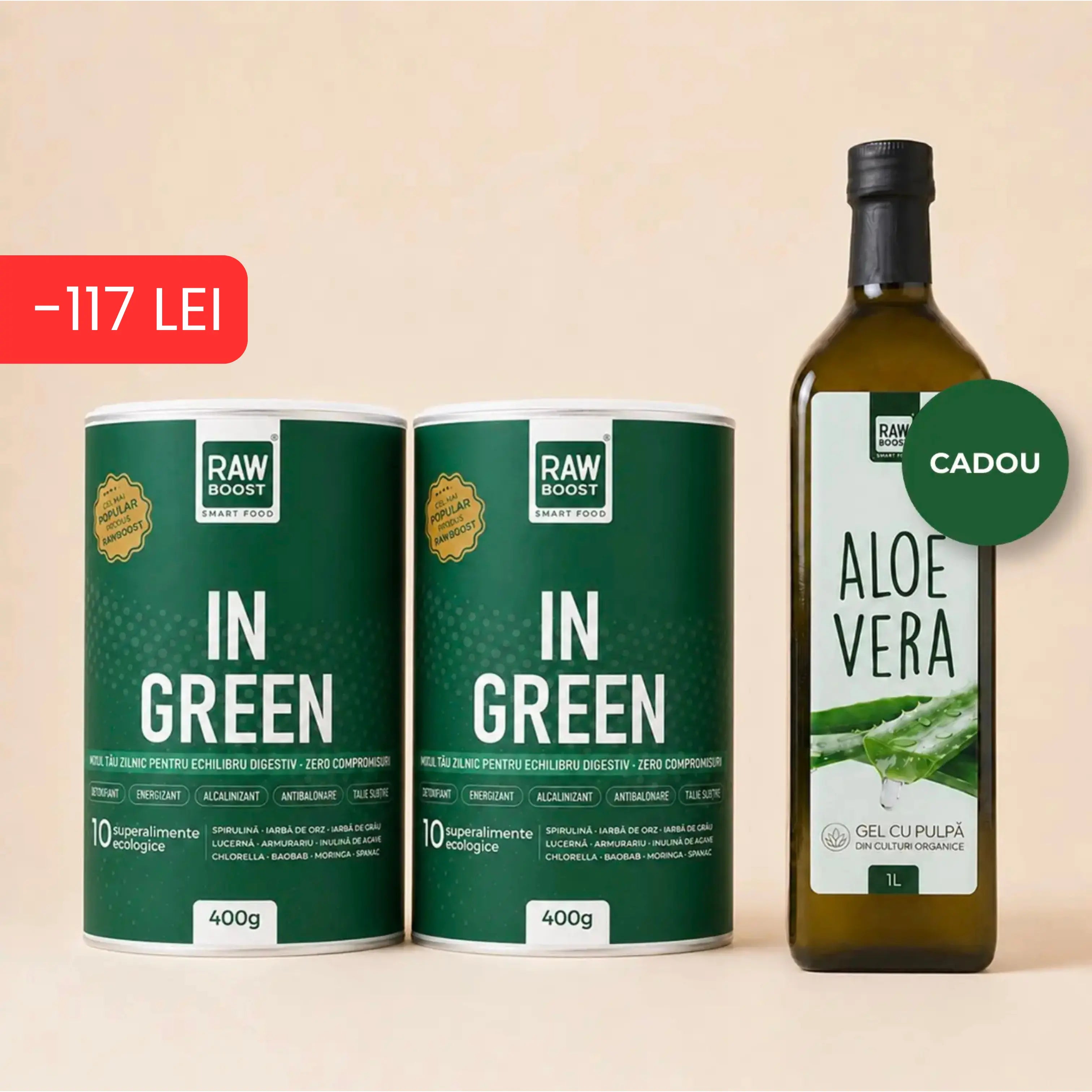 In Green 400g Duo + Aloe Vera CADOU