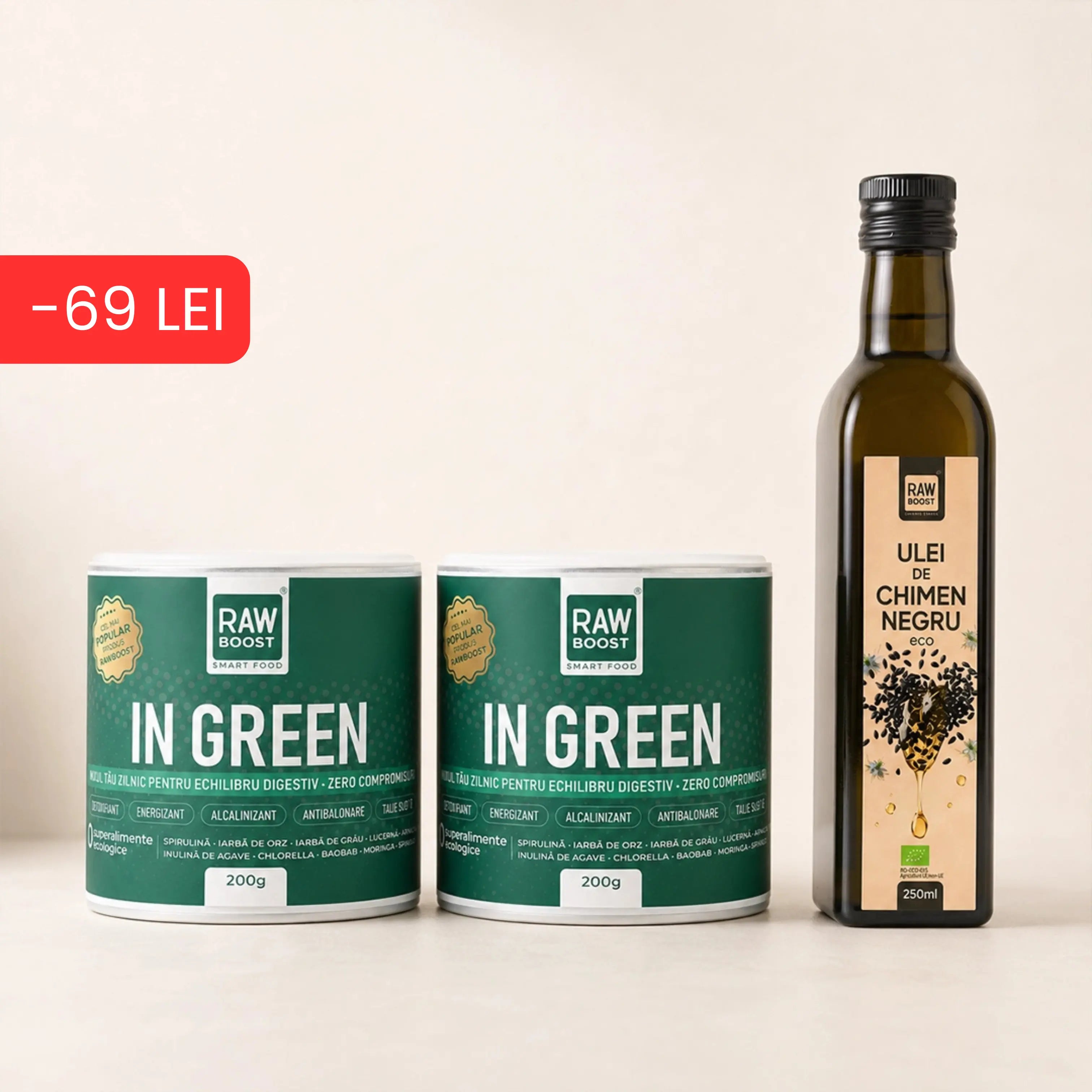 2x In Green 200g + Ulei Chimen Negru CADOU