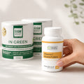 Pachet VITAMINIZANT - 2x In Green + Vitamina C Alcalină