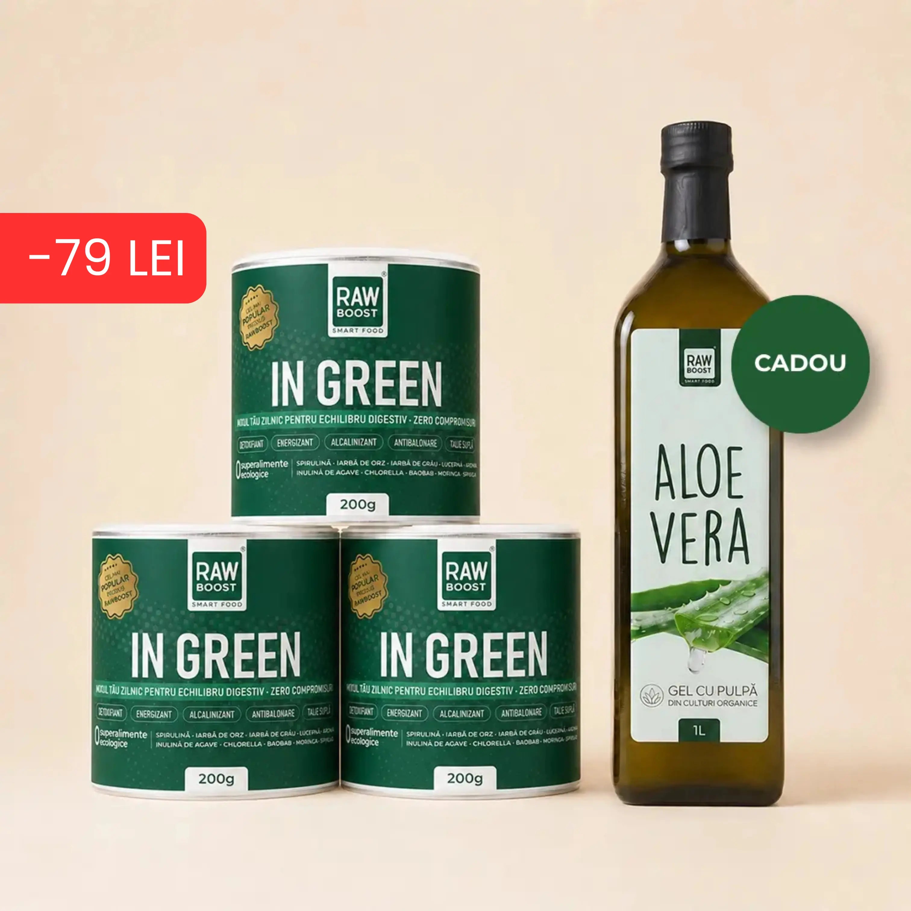 In Green Triple + Aloe Vera CADOU