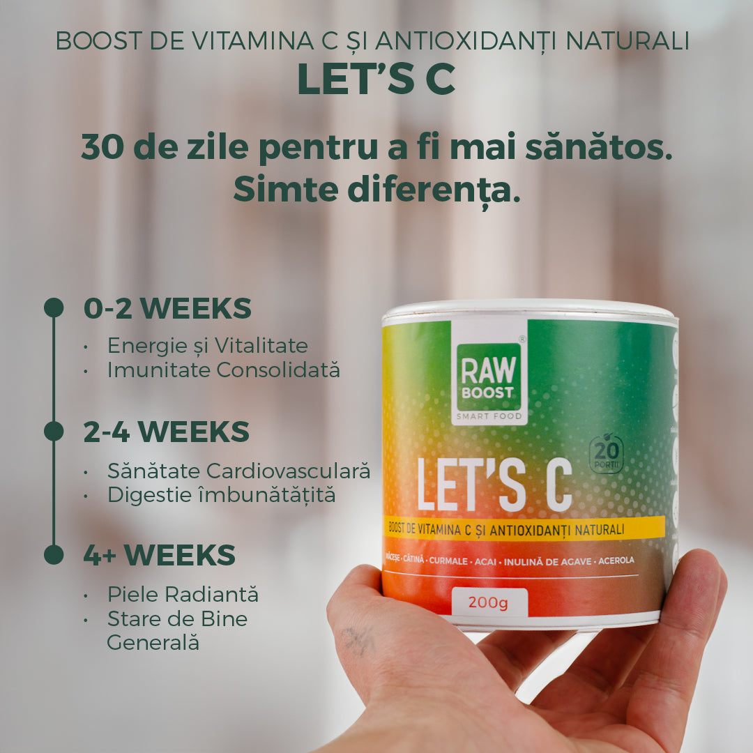 Let's C ECO - Boost De Vitamina C și Antioxidanți naturali, 400g