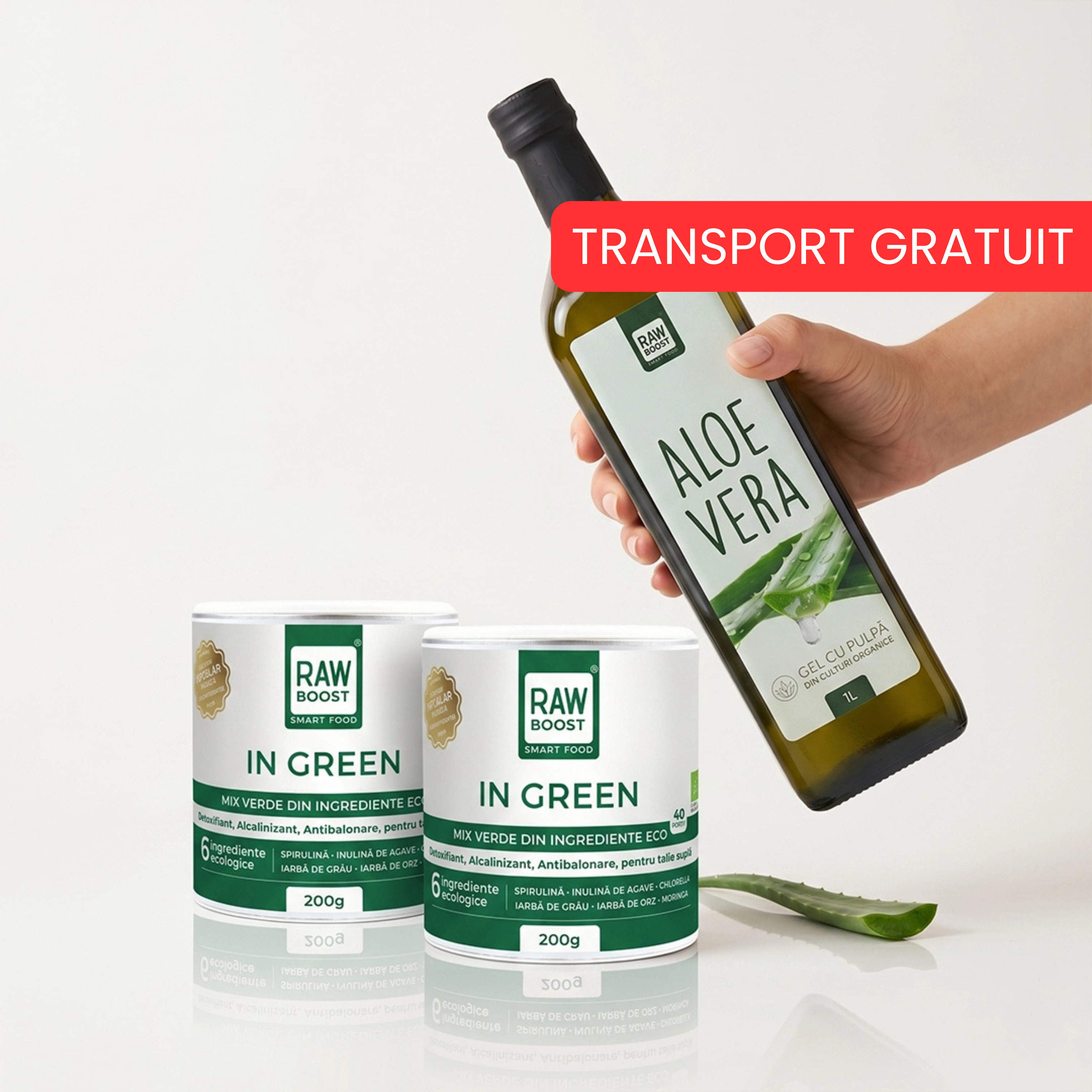 Pachet Fresh & Fit - 2x In Green + Aloe Vera