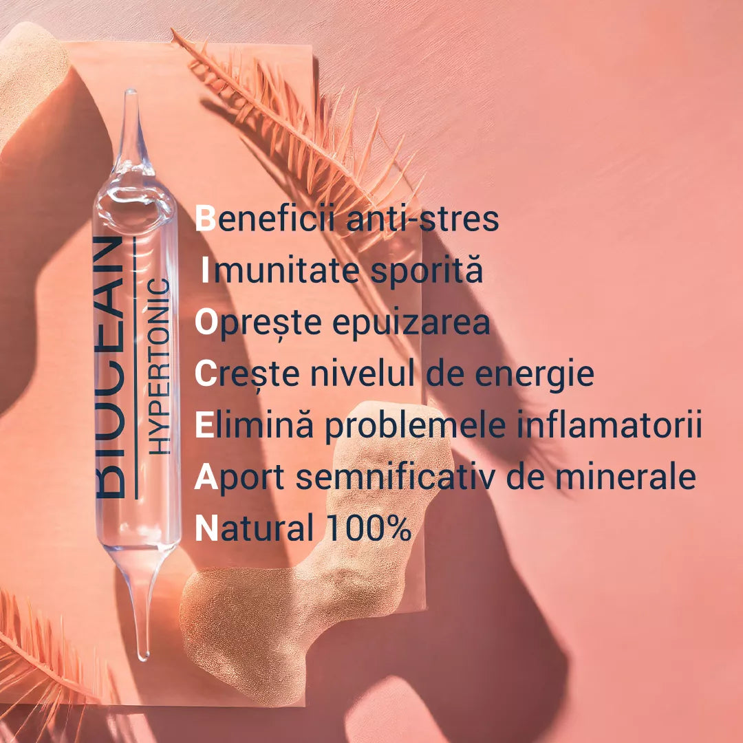 Plasma Marină Hypertonică - Energie, Hidratare și Nutriție Celulară, 30x10ml | Biocean