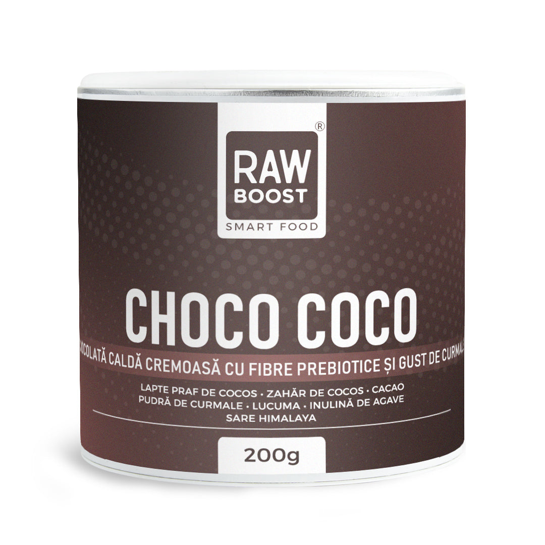 Choco Coco, ciocolată caldă ecologică - un deliciu curat pentru toată familia, 200g
