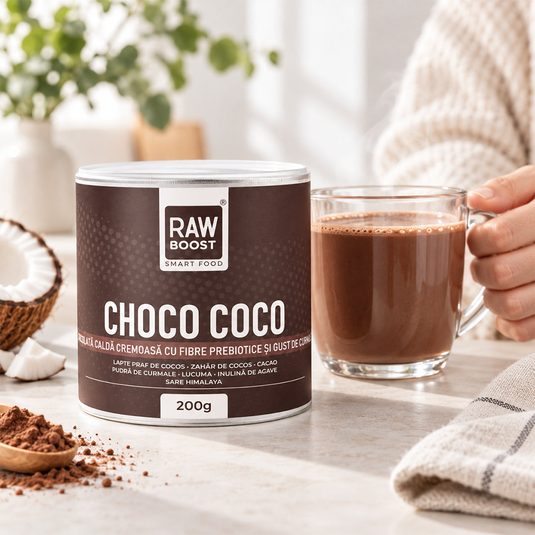 Choco Coco, ciocolată caldă ecologică - un deliciu curat pentru toată familia, 200g