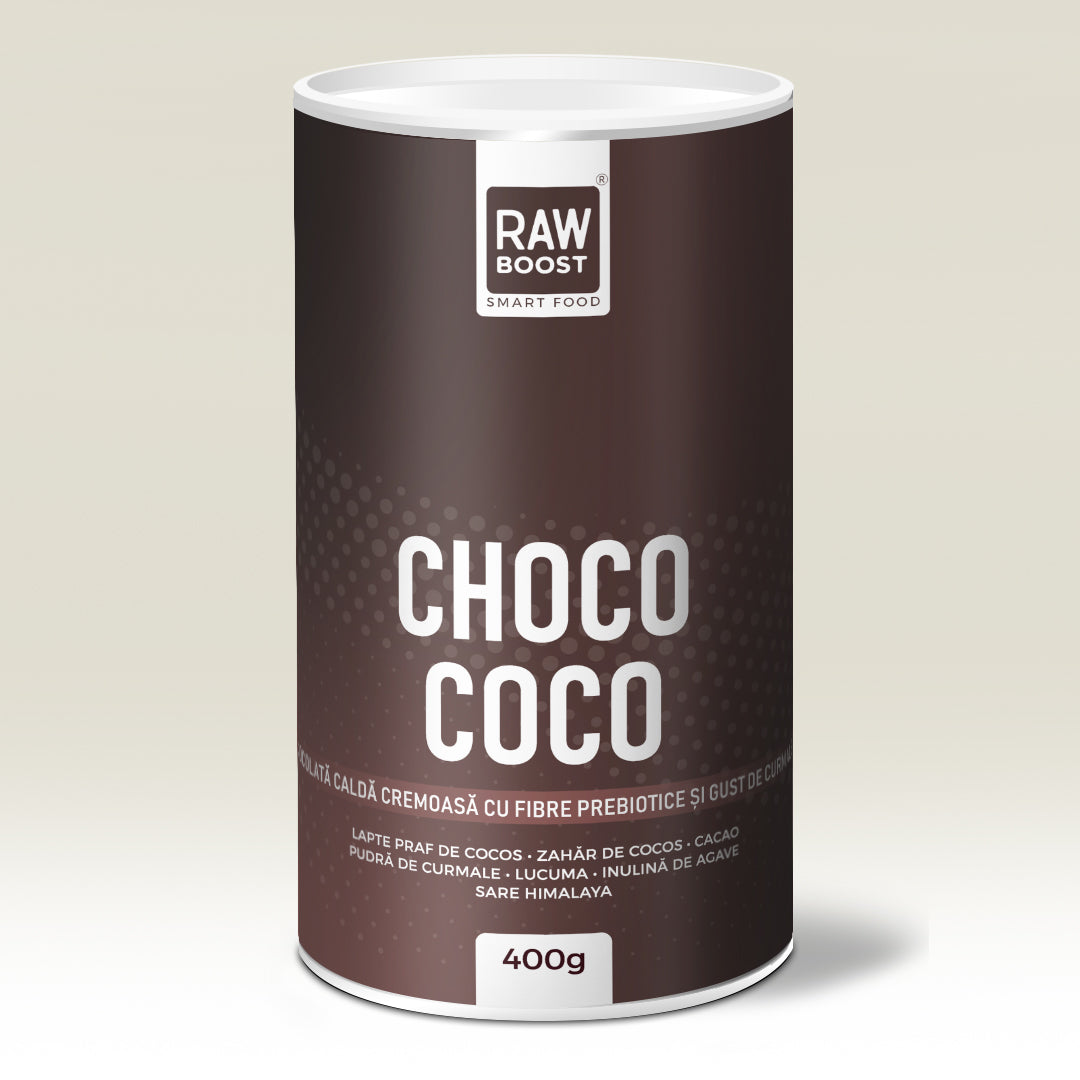 Choco Coco, ciocolată caldă ecologică - un deliciu curat pentru toată familia, 400g