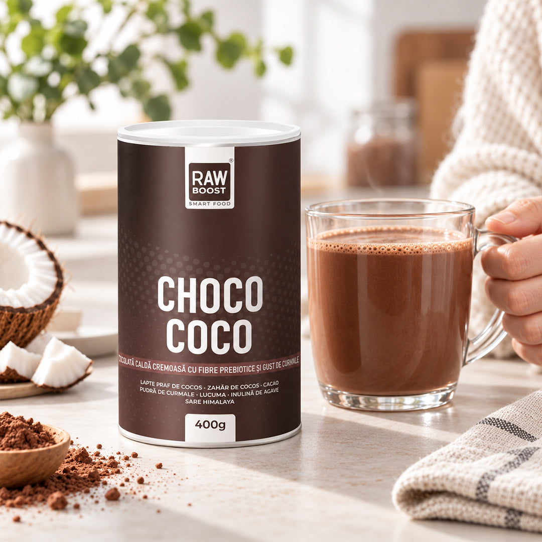 Choco Coco, ciocolată caldă ecologică - un deliciu curat pentru toată familia, 400g