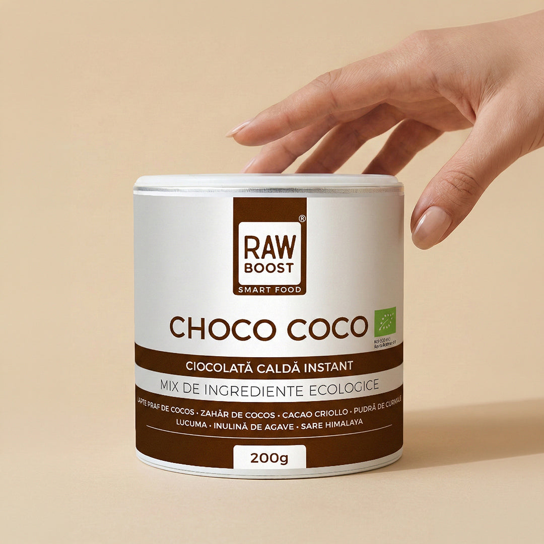 Choco Coco, ciocolată caldă ecologică - un deliciu curat pentru toată familia, 200g