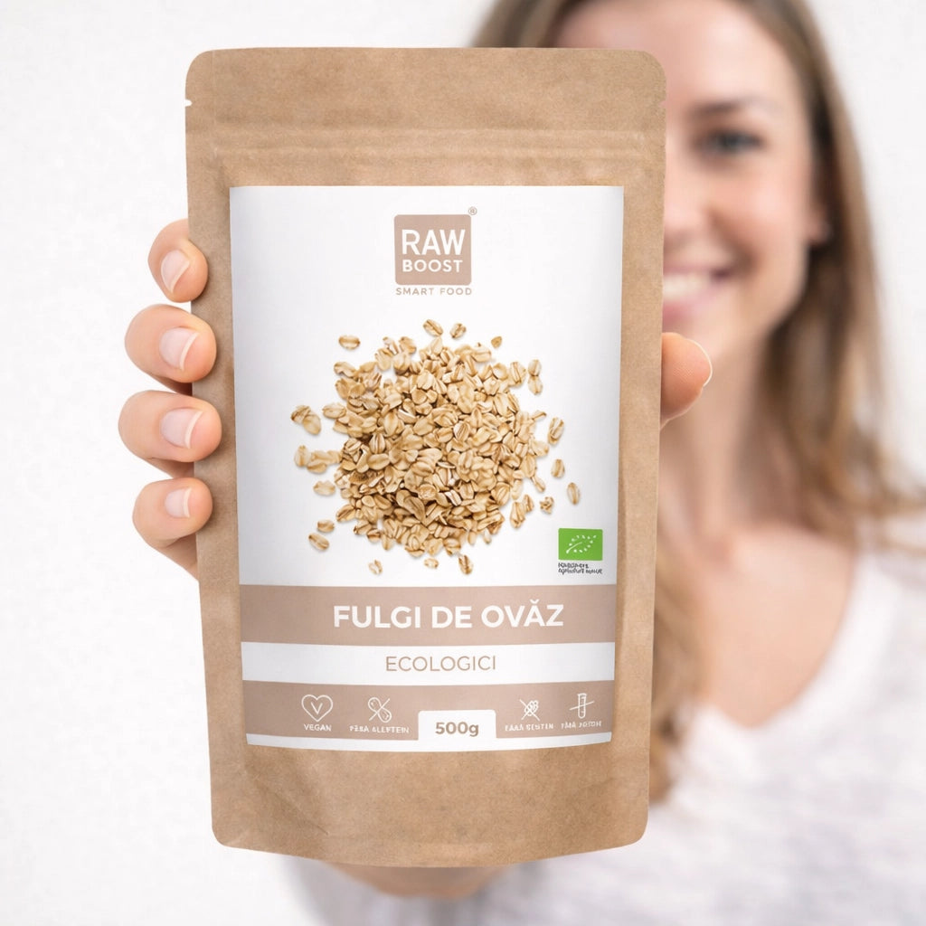 Fulgi de Ovăz Ecologici, 500g
