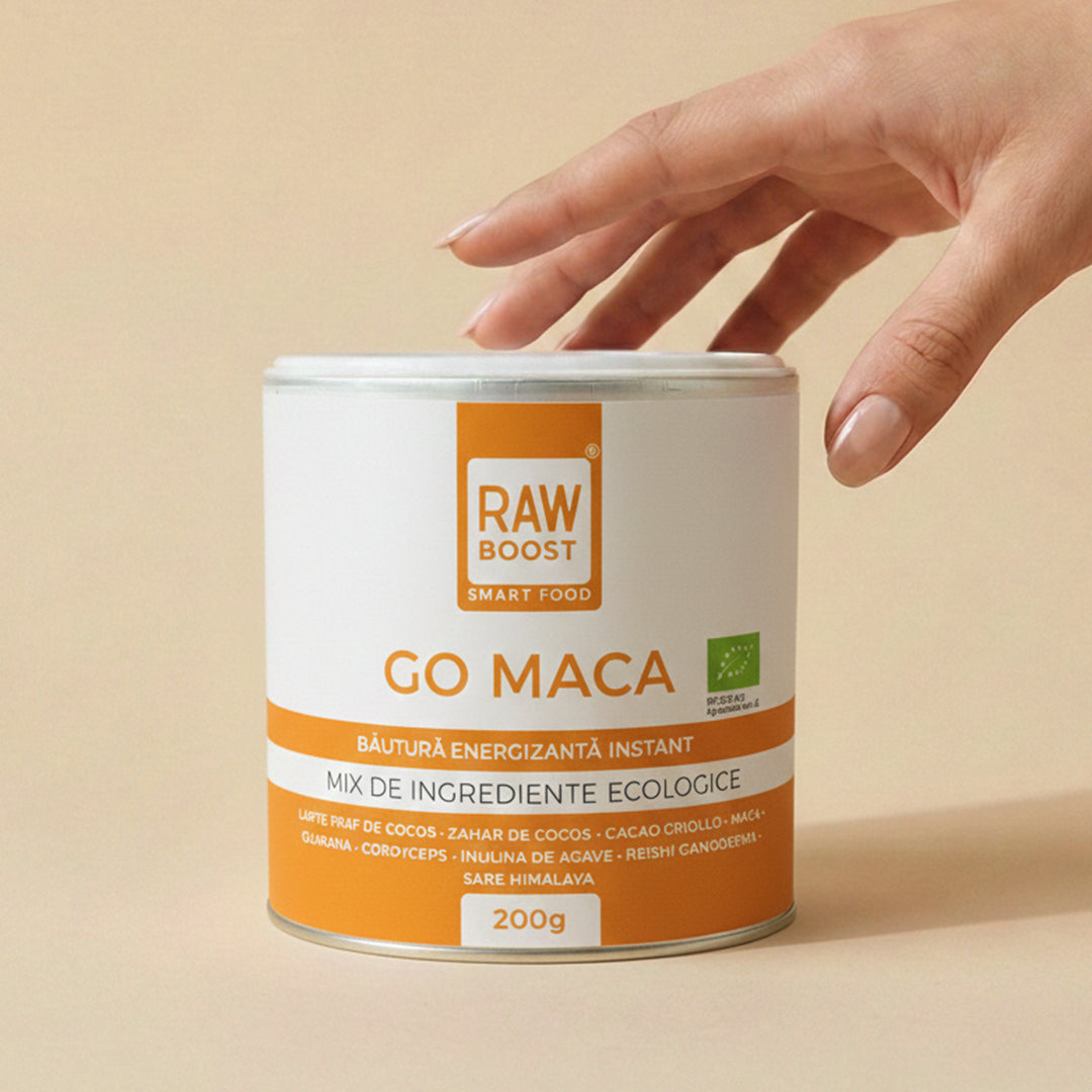 Go Maca, Mix de pudre ecologice - înaintea antrenamentelor pentru un plus de vitalitate, 200g