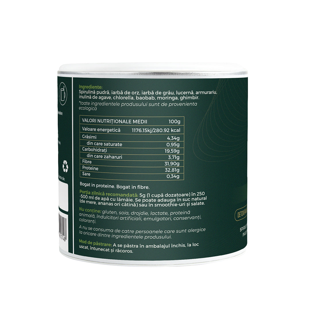 In Green, Mix Verde ECO anti-balonare, detoxifiant, pentru talie suplă, 200g (#1 Best Seller)