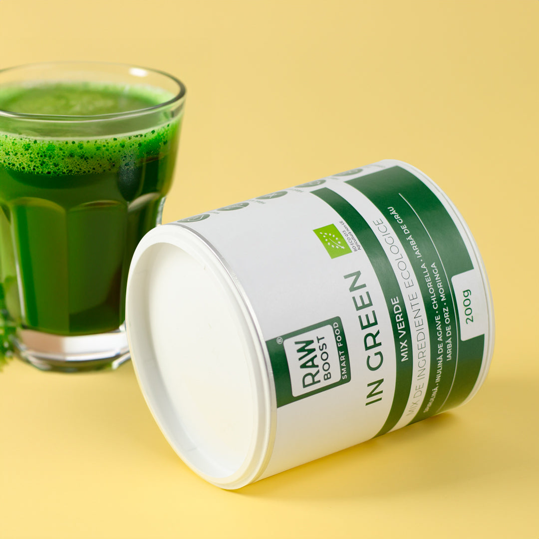 In Green, Mix Verde ECO anti-balonare, detoxifiant, pentru talie suplă, 200g