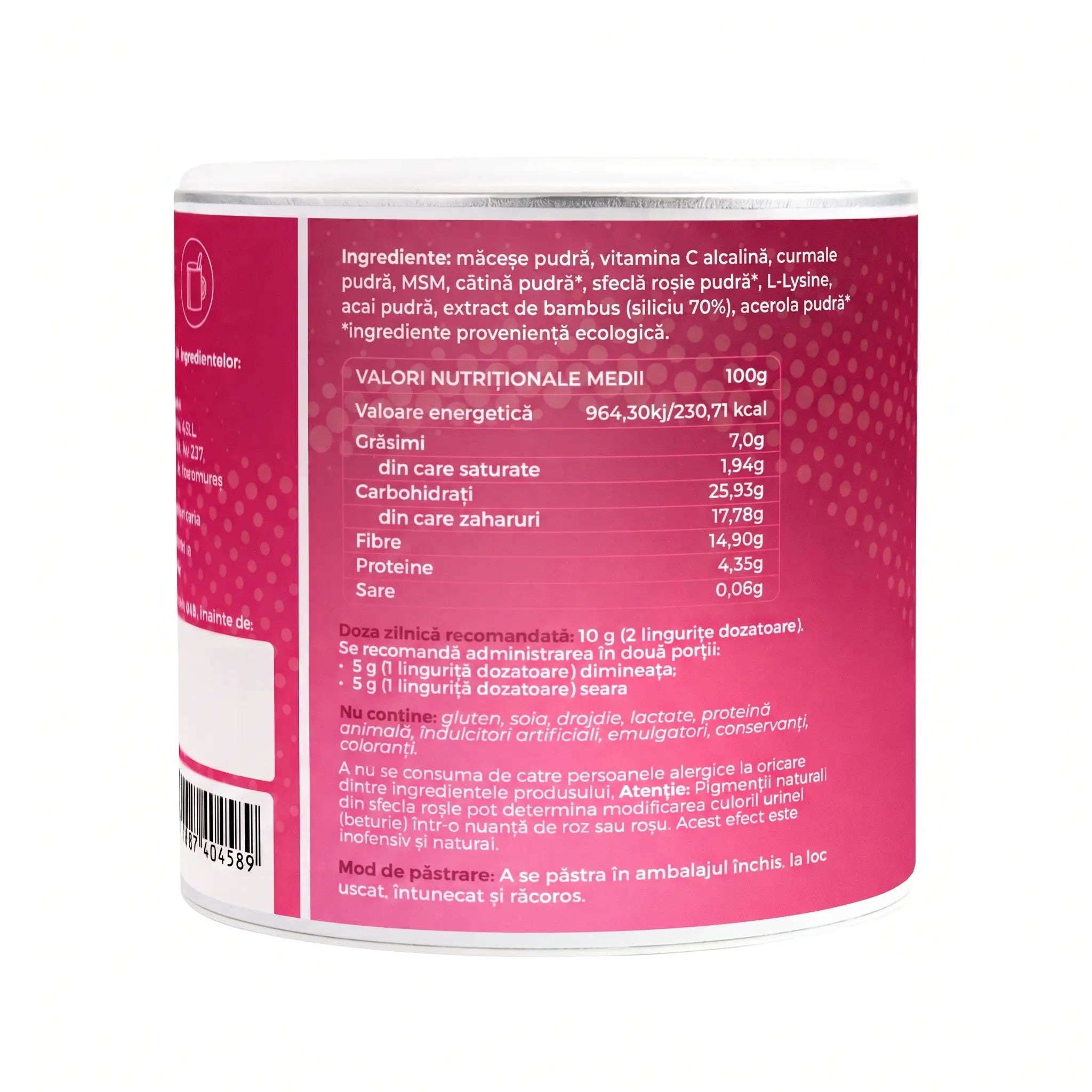 In Pink Inner Collagen Booster - Stimulează producția naturală de colagen, 300g