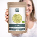 Kelp Pudră Ecologică Crudă - poate contribui la menținerea sănătății tiroidei, 250g