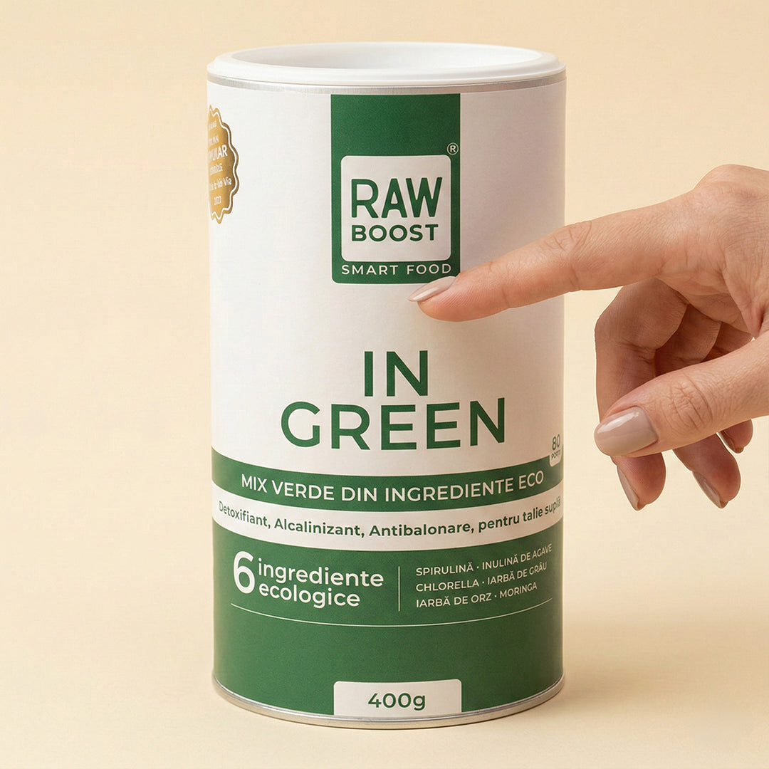 In Green, Mix Verde ECO anti-balonare, detoxifiant, pentru talie suplă, 400g