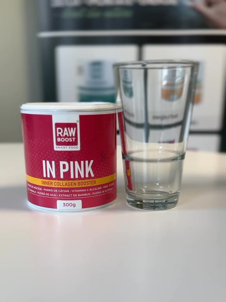 In Pink Inner Collagen Booster - Stimulează producția naturală de colagen, 300g