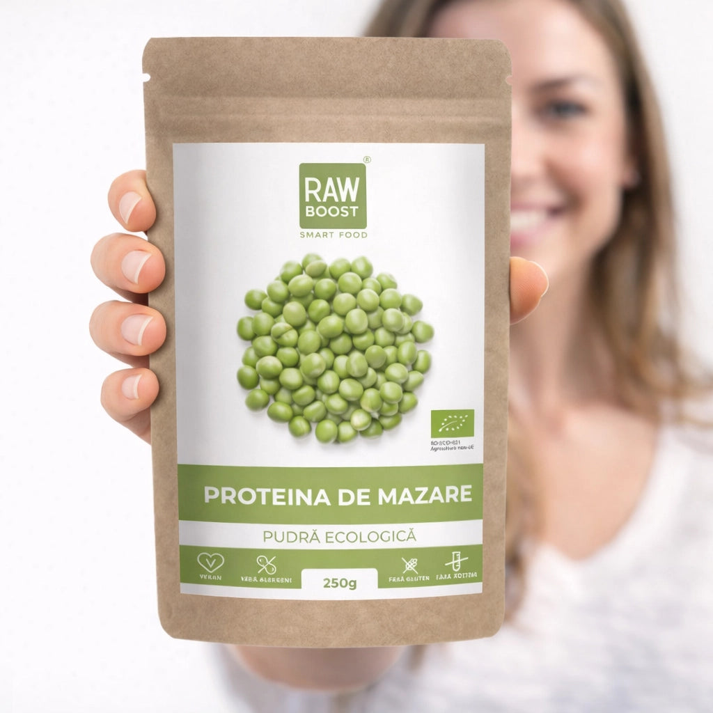 Proteină de Mazăre Pudră Ecologică, 250g