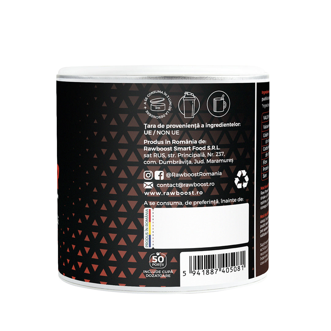 Raw Power, Creatină Monohidrată Micronizată 200 mesh, 300g | Rawboost