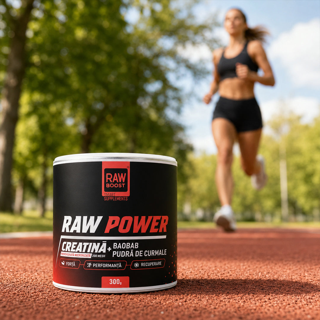 2+1 CADOU - Raw Power, Creatină Monohidrată 300g