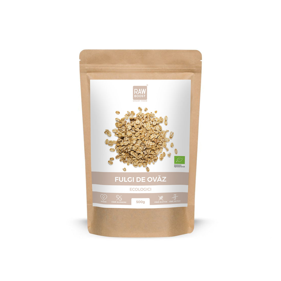 Fulgi de Ovăz Ecologici, 500g