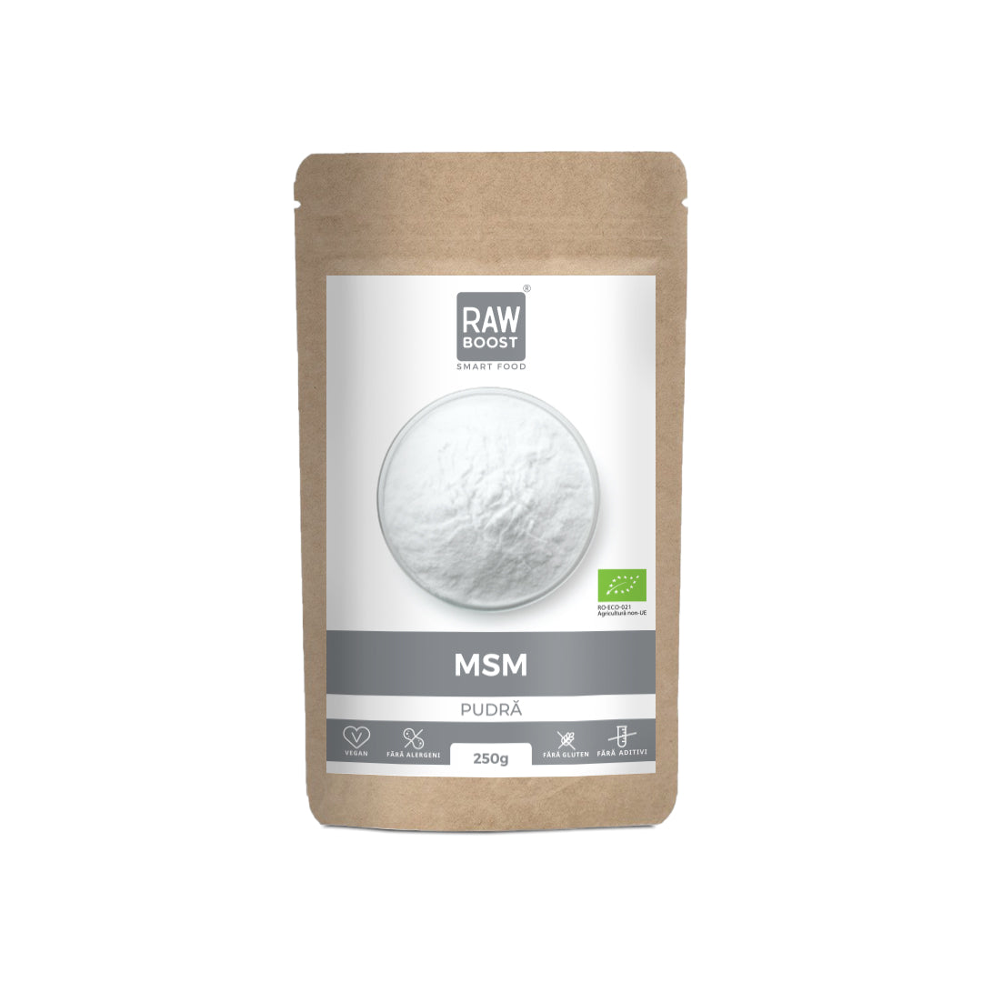 MSM Pudră - susține sănătatea articulațiilor, părului și pielii, 250g