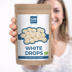 White Drops Ciocolată albă ecologică vegană, 90g