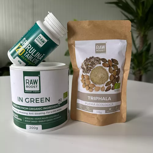 HydroBalance Trio Pack + CADOU Spirulina 120 tablete, 60g | Rawboost 