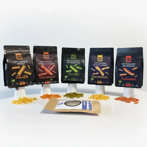 Cucina Italiana Bio Pasta Pack + CADOU Sare celtica grunjoasa, 250g | Rawboost