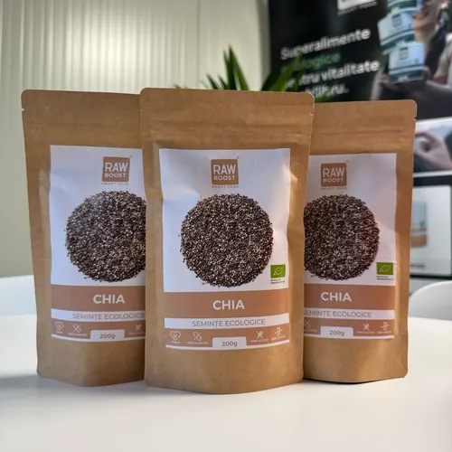 2+1 CADOU - Chia Semințe Ecologice Crude - bogate în omega-3, 200g 2+1 CADOU - Chia Semințe Ecologice Crude - bogate în omega-3, 200g