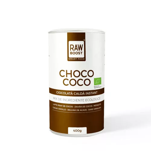Choco Coco, ciocolată caldă ecologică, 400g, 16 porții