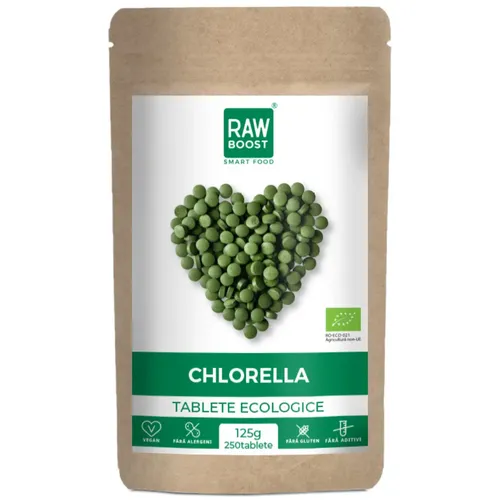 Chlorella Tablete Ecologice - proprietăți de detoxifiere