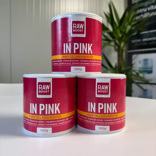 2+1 CADOU - In Pink - Inner Collagen Booster | Stimulează producția naturală de colagen, 300g