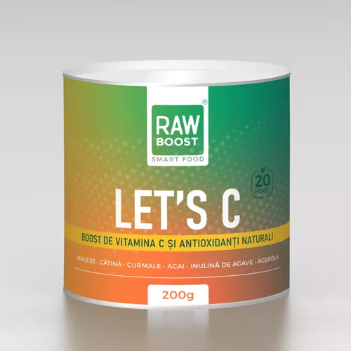 Let's C ECO - Boost De Vitamina C și Antioxidanți naturali. Gust plăcut, dulce acrișor | 200g