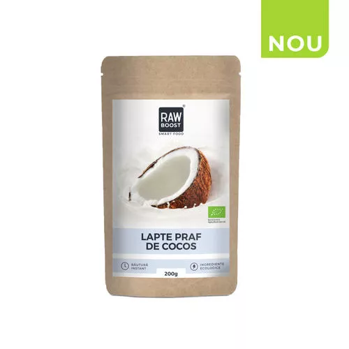 Lapte praf de cocos ECO - previne inflamația articulațiilor și apariția artritei, 200g
