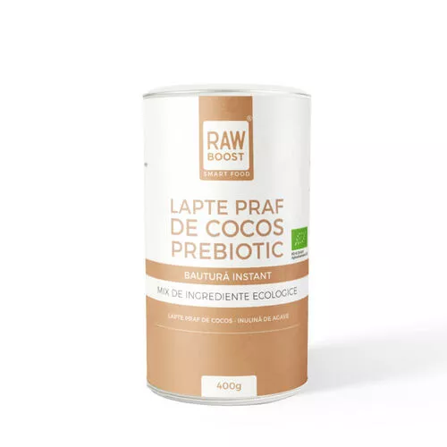 Lapte praf de cocos prebiotic 400g, 20 porții