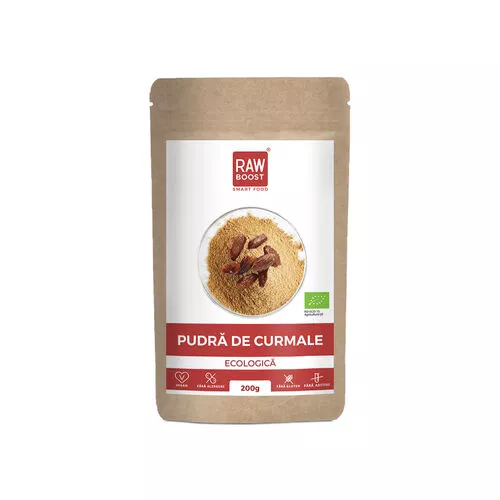Pudră de curmale ecologică - îndulcitor natural, 200g 
