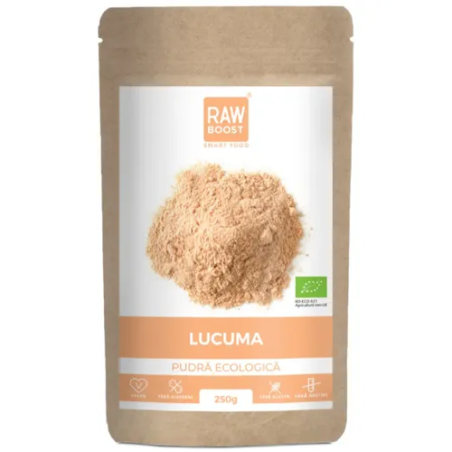 Lucuma pudră ecologică - îndulcitor natural ( amestec între caramel și nuci) 250g