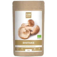 2+1 CADOU - Shiitake Pudră Ecologică - sursă de vitamina B12 naturală, 125g