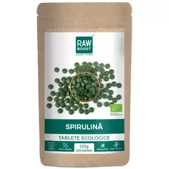 2+1 CADOU - Spirulină Tablete Ecologice - puternic efect antiinflamator şi imunizant, 125g