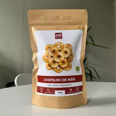 Chipsuri de Măr Ecologice Liofilizate, 100g | Rawboost