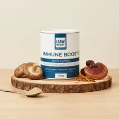 Immune Boost, Mix de ciuperci - echilibrează sistemul imunitar 100g, 20 porții
