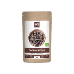Cacao Criollo Boabe Crude Ecologice - cea mai bogată sursă de antioxidanți, 250g