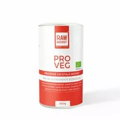 Pro Veg - Mix Proteine Vegetale pentru Creștere Masă Musculară / Tonifiere - BIO, Preparare Ușoară, 500g, 10 porții