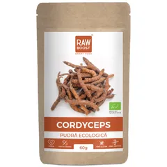 Cordyceps Pudră Ecologică - antivirală, antibacteriană și antiinflamatoare, 60g