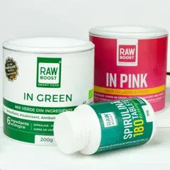 Beauty & Slim - In Pink, In Green + Spirulină tablete 180 buc. CADOU