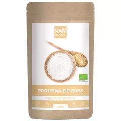 Proteină de orez pudră ecologică - ajută la tonifierea musculaturii, 250g